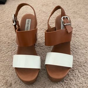 Chunky Steve Madden Platform Heeled Sandals - 6.5